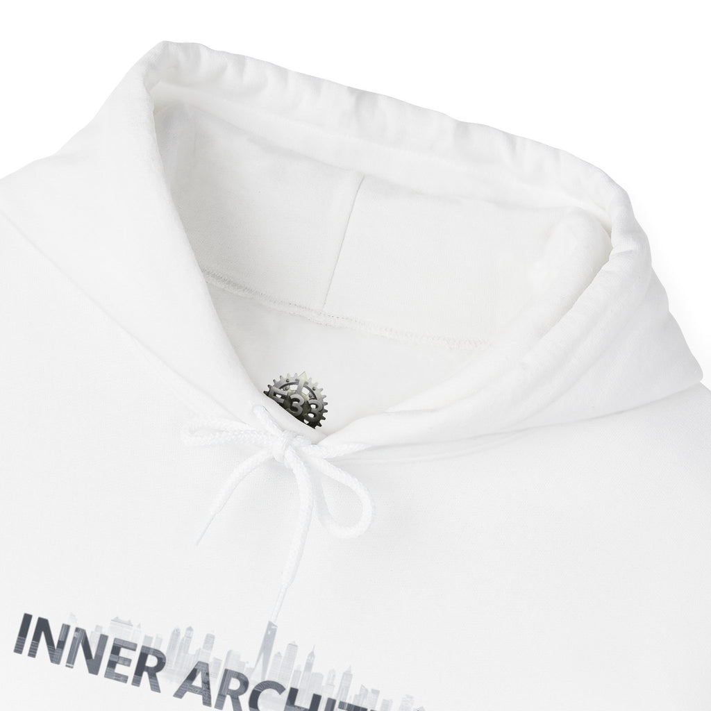 "Inner Architect" Hoodie Sweatshirt- Sleeve Printed Affirmation