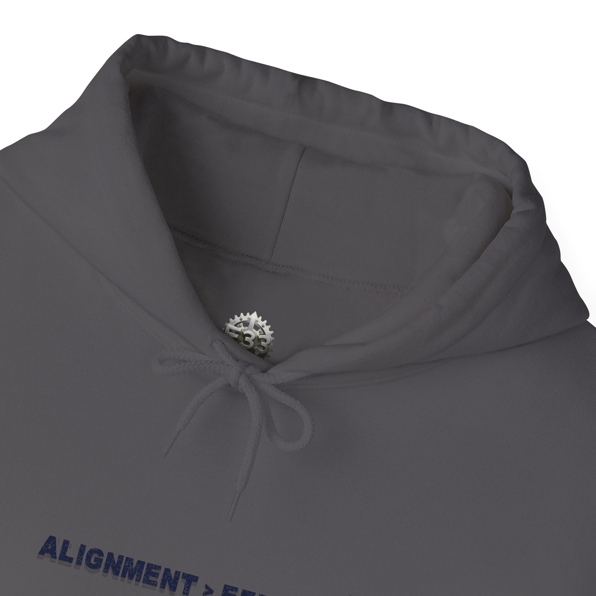 “Alignment > Effort” Hoodie - Sleeve Print Affirmation