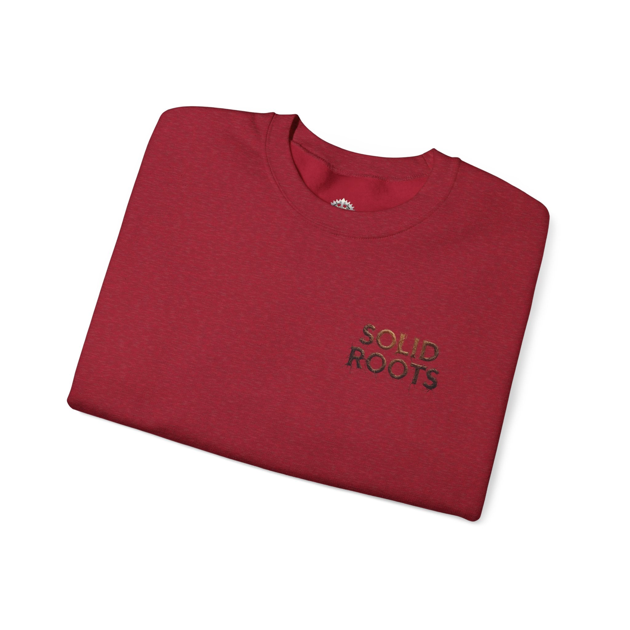 "Solid Roots" Crewneck - Heavyweight Sleeve Print Sweatshirt