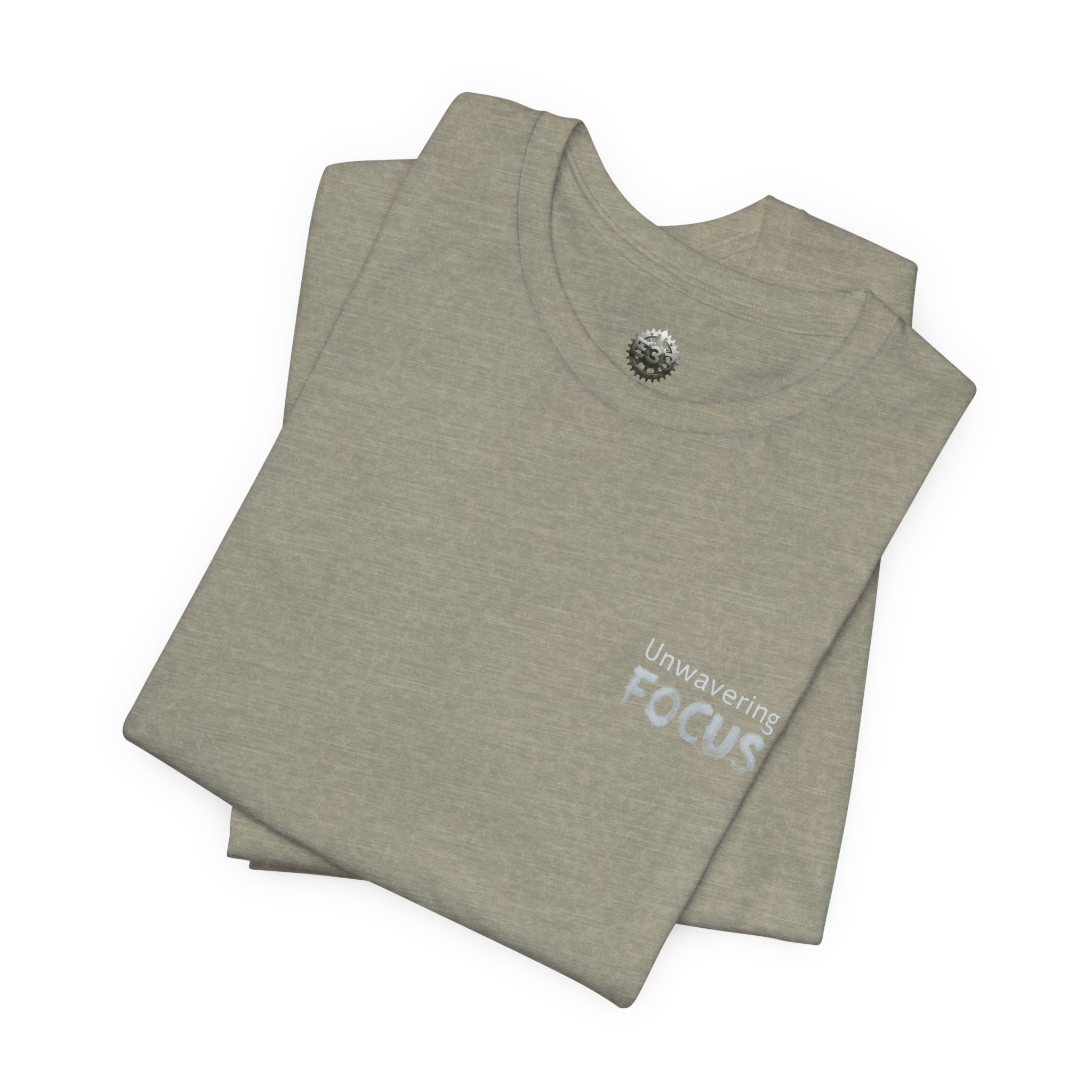 Unwavering Focus Tee — Affirmation Sleeve Graphic T-Shirt