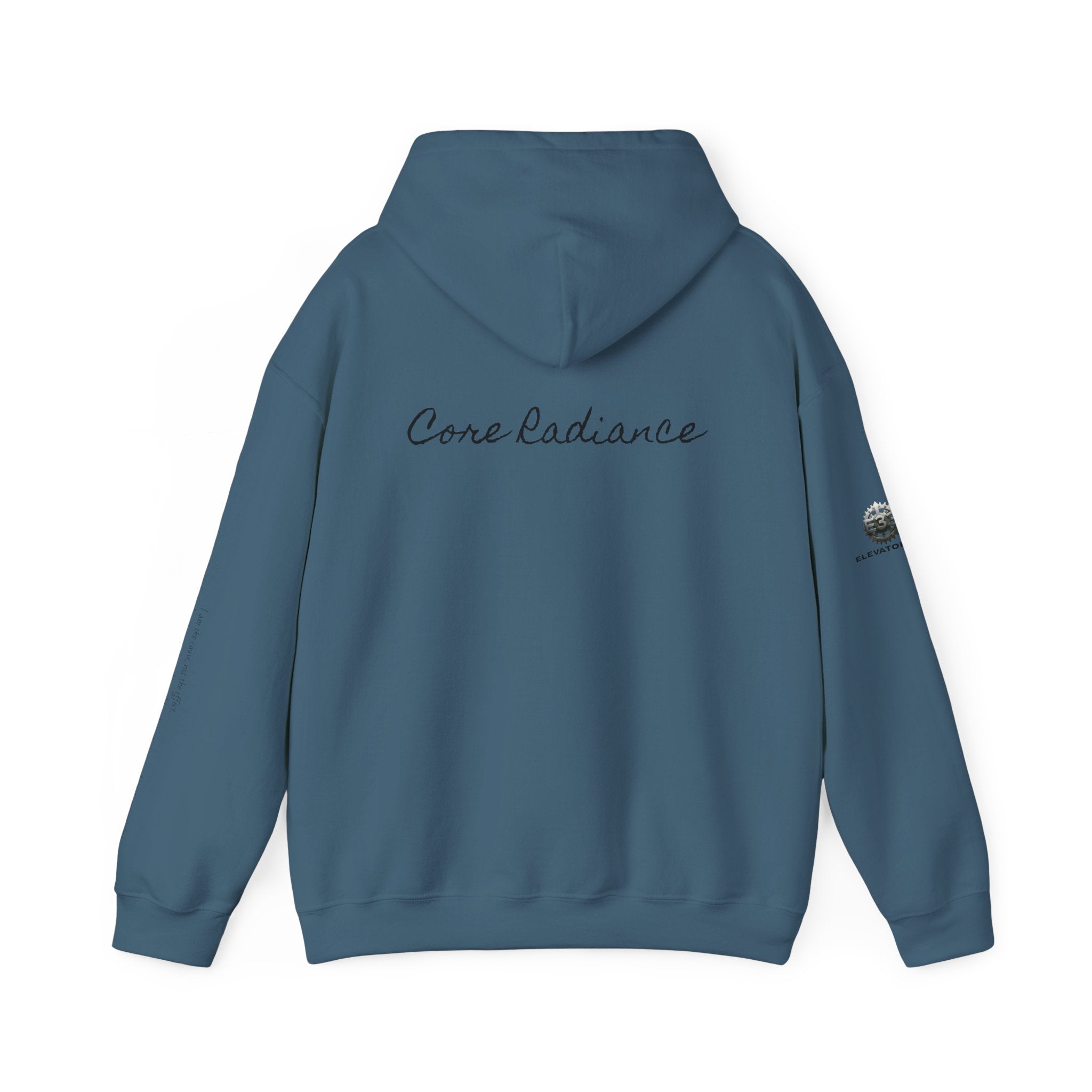 “Core Radiance” Hoodie-  Sleeve Print Affirmation