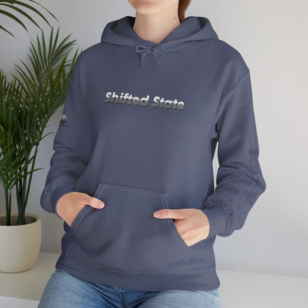 “Shifted State” Hoodie- Sleeve Print Affirmation