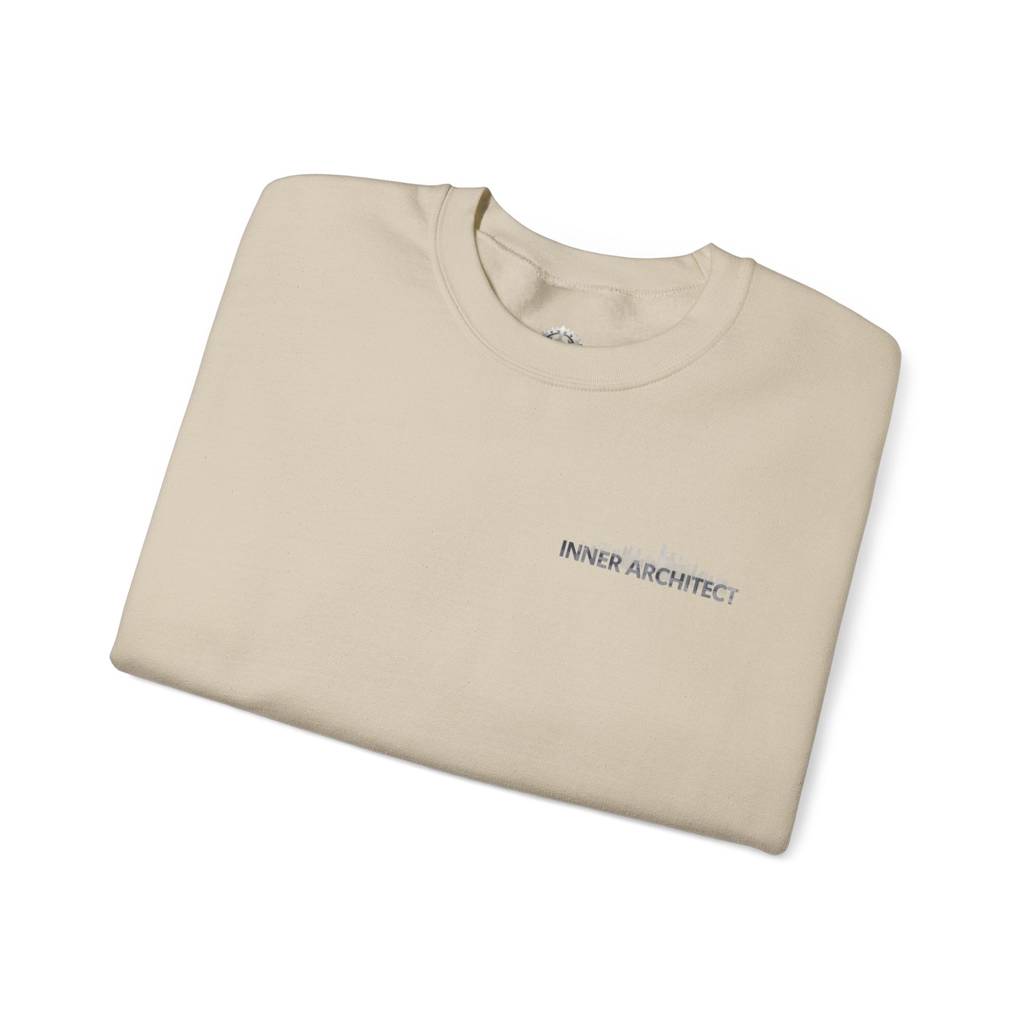 "Inner Architect" Crewneck Sweatshirt- Sleeve Printed Affirmation