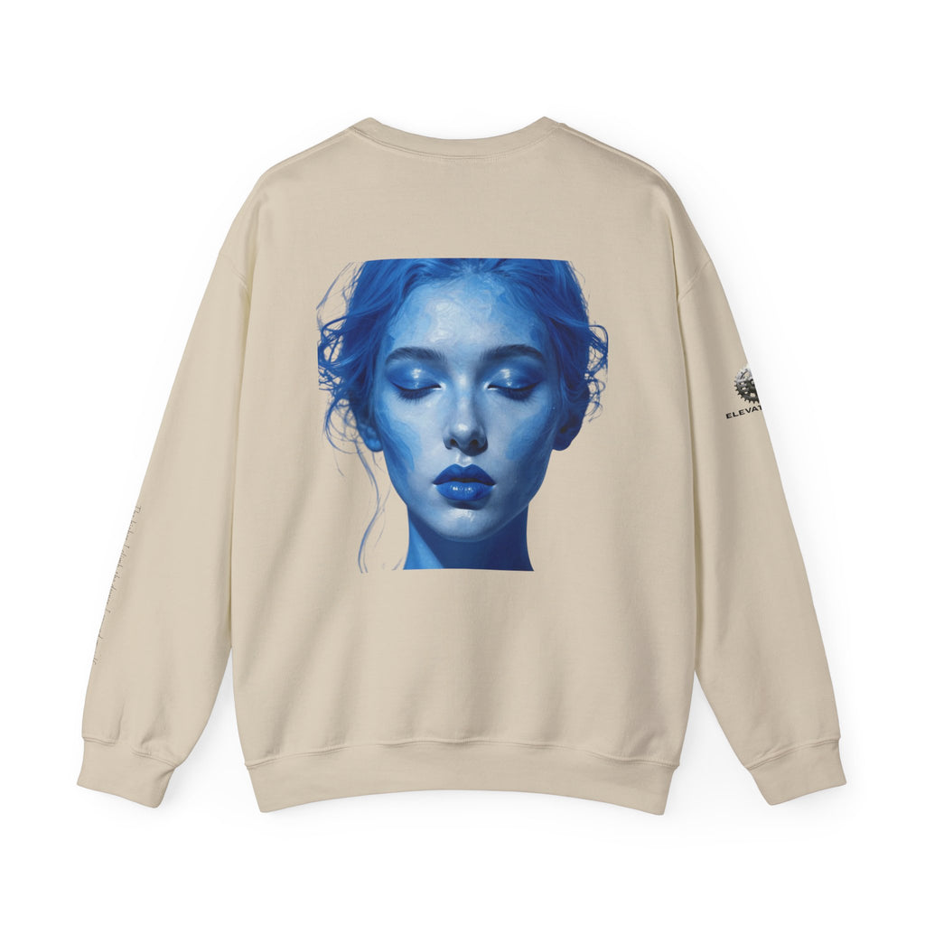 “Flow State” Crewneck Sweatshirt- Sleeve Print Affirmation