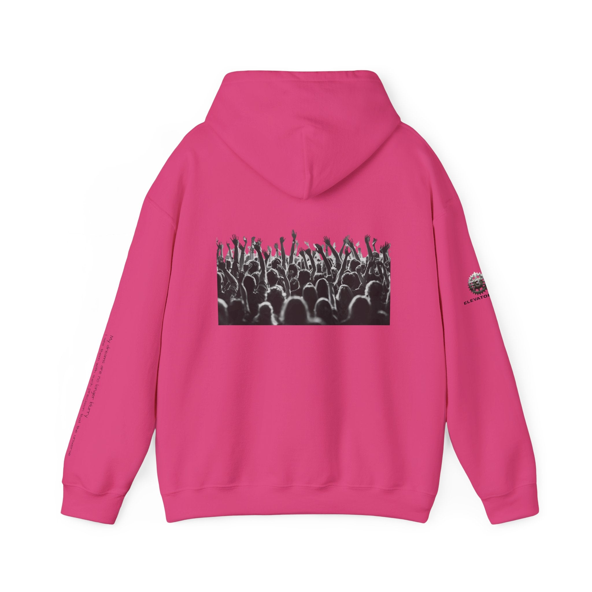 “Graphic Debut” Hoodie- Sleeve Printed Affirmation