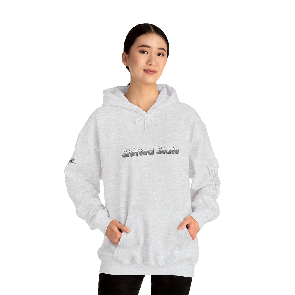 “Shifted State” Hoodie- Sleeve Print Affirmation