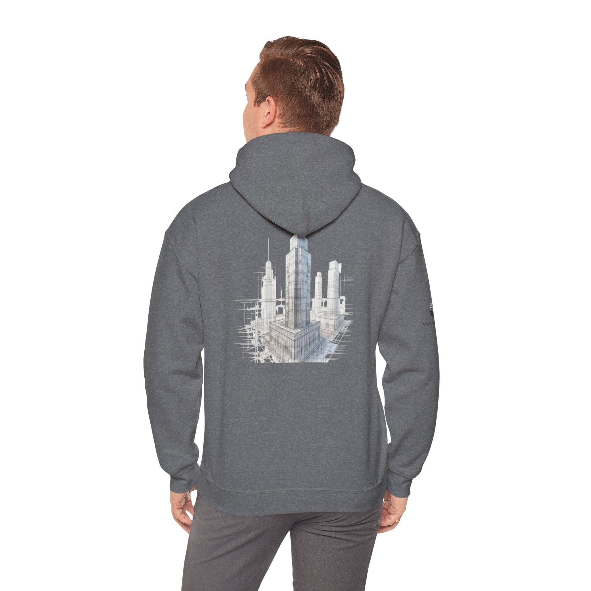 "Inner Architect" Hoodie Sweatshirt- Sleeve Printed Affirmation