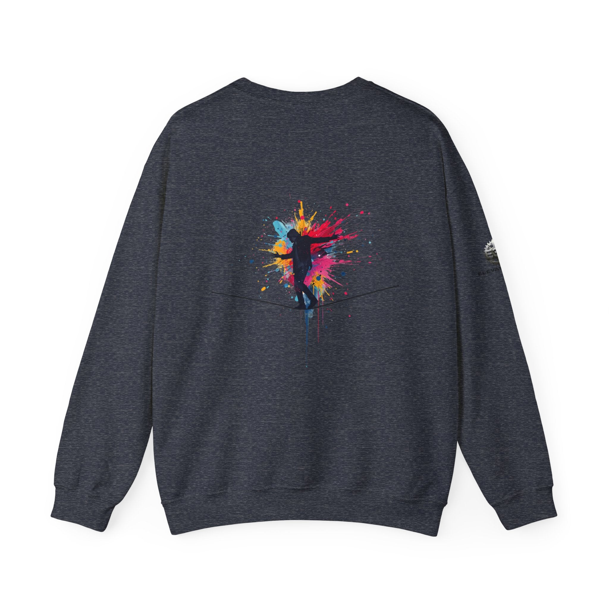 “Alignment > Effort” Crewneck Sweatshirt- Sleeve Print Affirmation