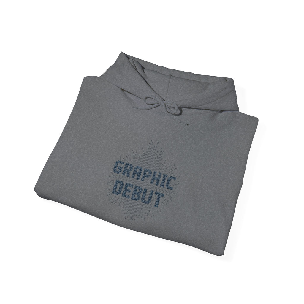 “Graphic Debut” Hoodie- Sleeve Printed Affirmation