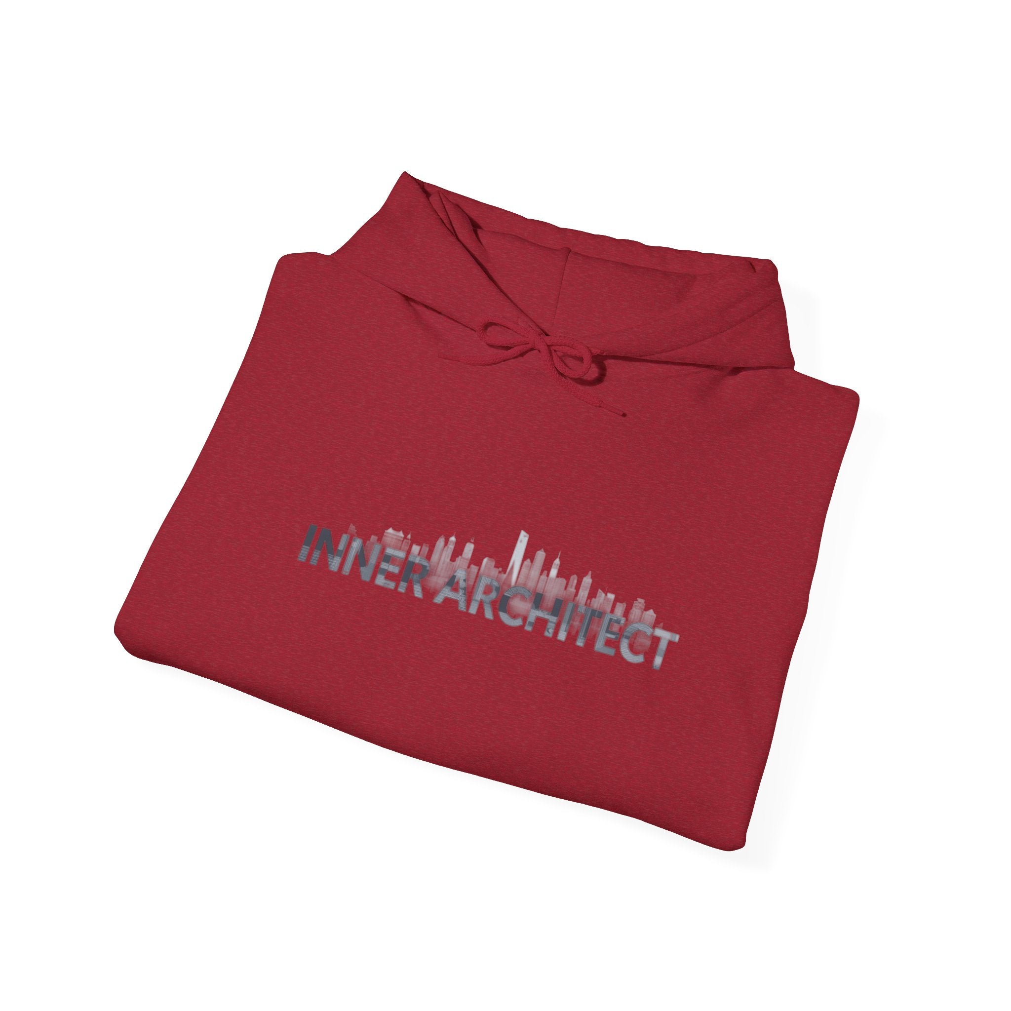 "Inner Architect" Hoodie Sweatshirt- Sleeve Printed Affirmation