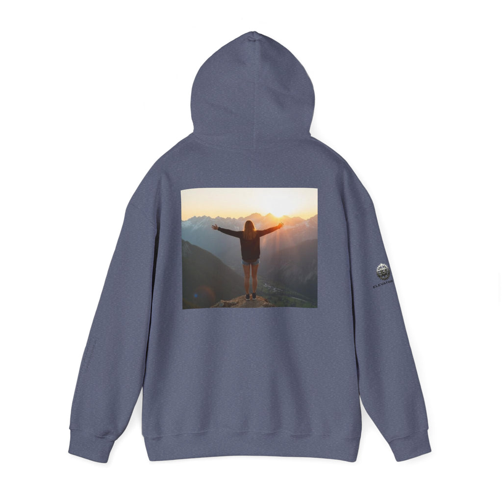 “View Point” Hoodie- Sleeve Print Affirmation