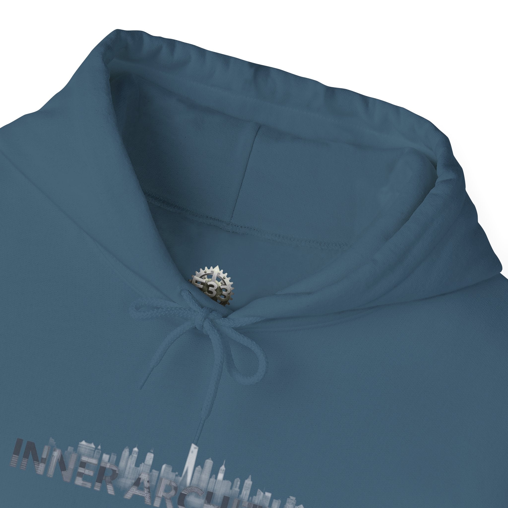 "Inner Architect" Hoodie Sweatshirt- Sleeve Printed Affirmation