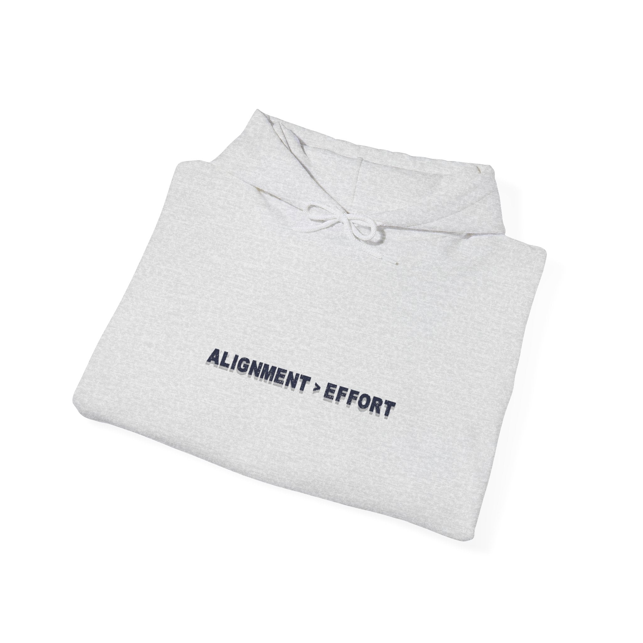 “Alignment > Effort” Hoodie - Sleeve Print Affirmation