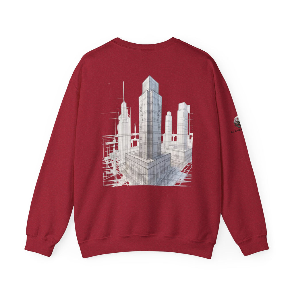 "Inner Architect" Crewneck Sweatshirt- Sleeve Printed Affirmation