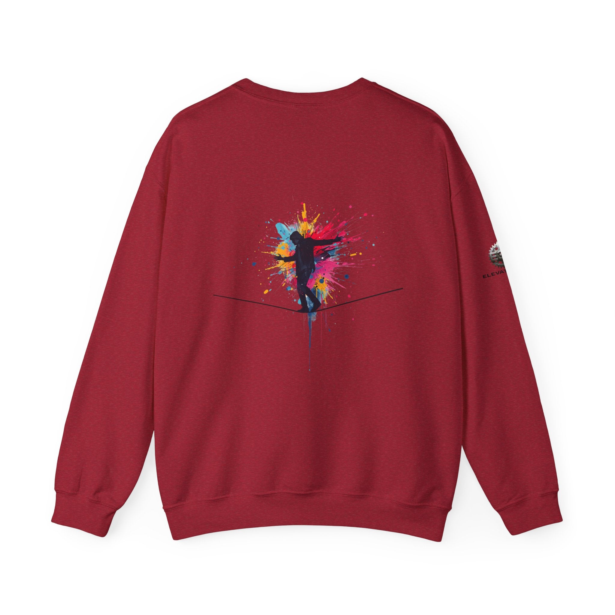 “Alignment > Effort” Crewneck Sweatshirt- Sleeve Print Affirmation
