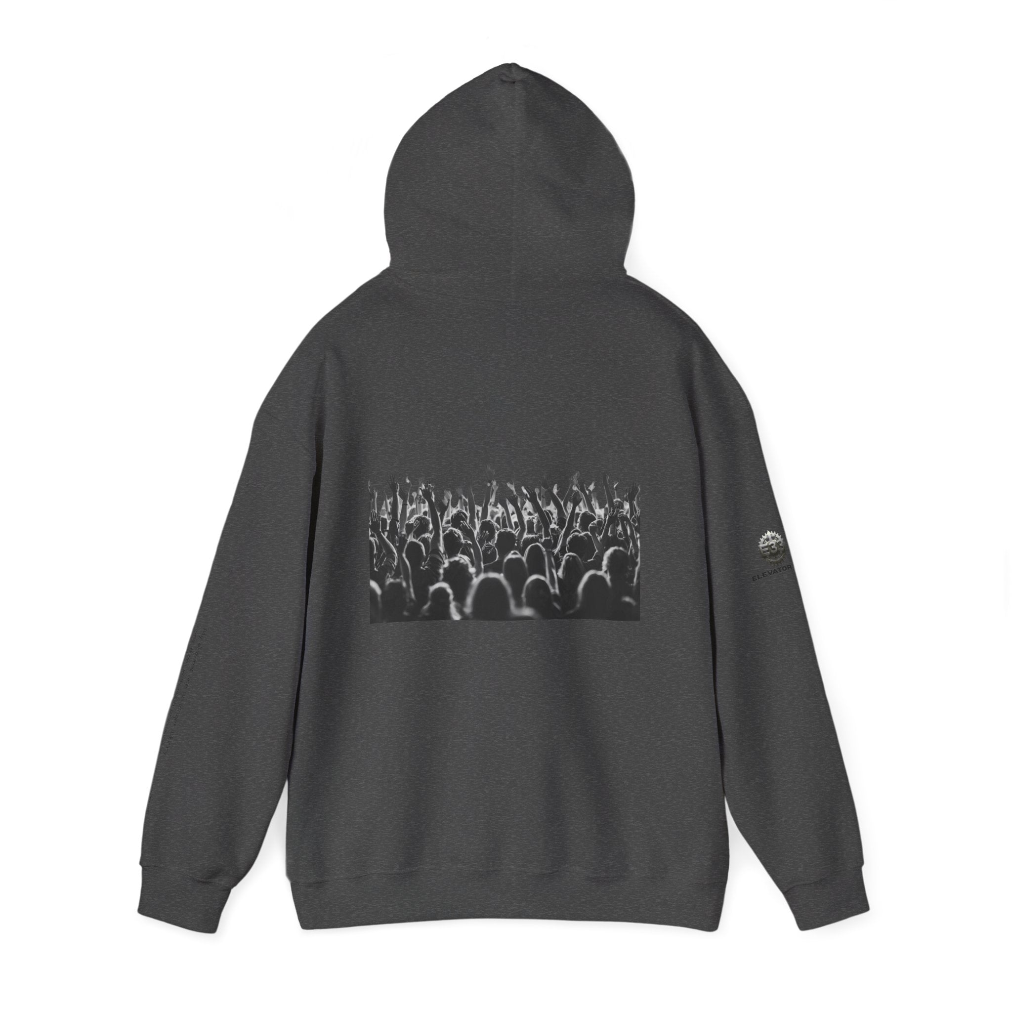 “Graphic Debut” Hoodie- Sleeve Printed Affirmation