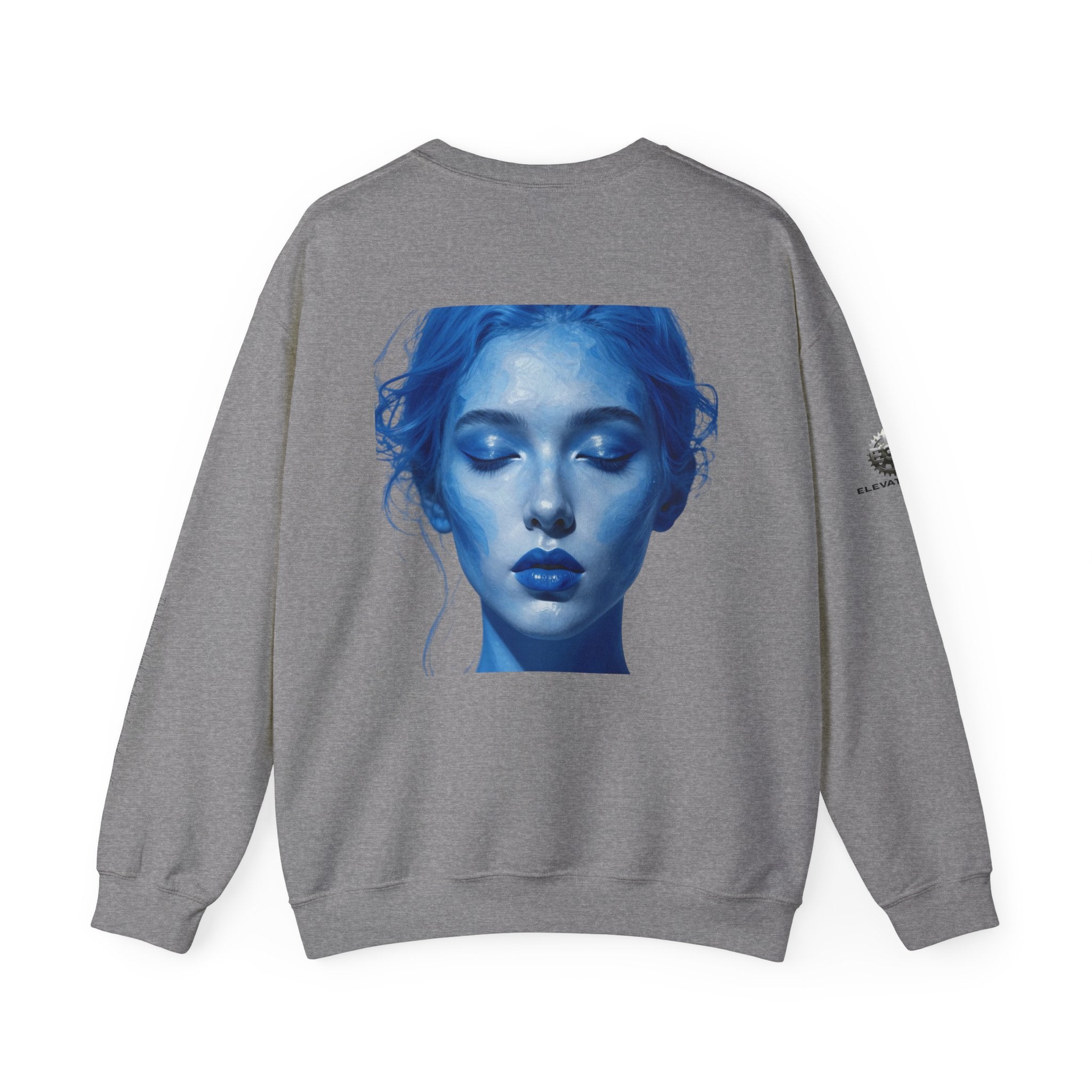 “Flow State” Crewneck Sweatshirt- Sleeve Print Affirmation