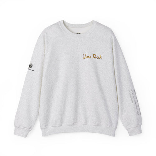 "View Point" Crewneck - Heavyweight Sleeve Print Sweatshirt