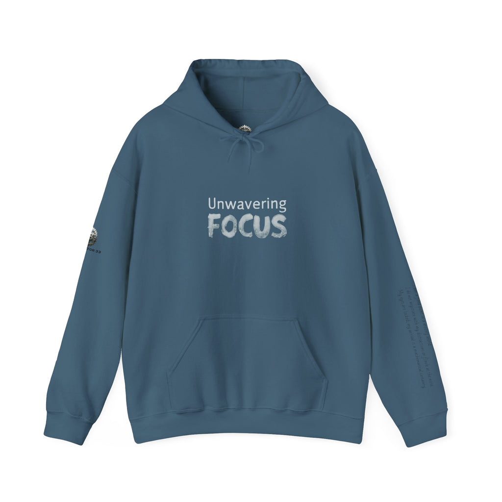 “Unwavering Focus” Hoodie- Sleeve Print Affirmation