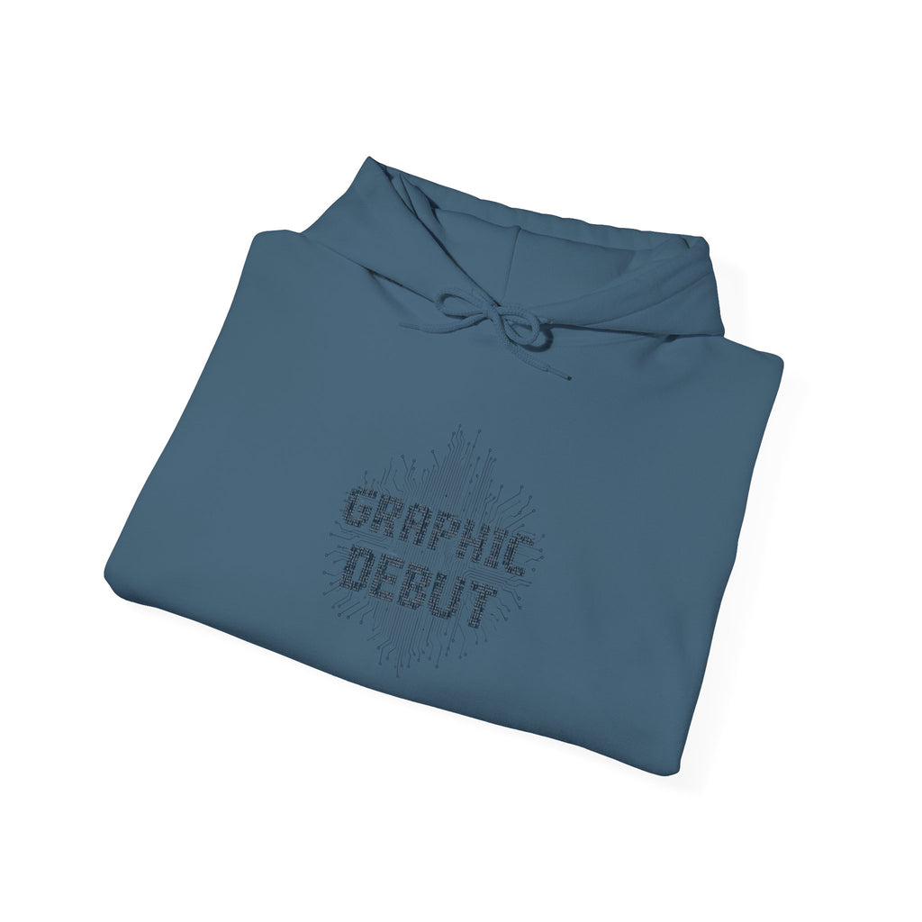 “Graphic Debut” Hoodie- Sleeve Printed Affirmation
