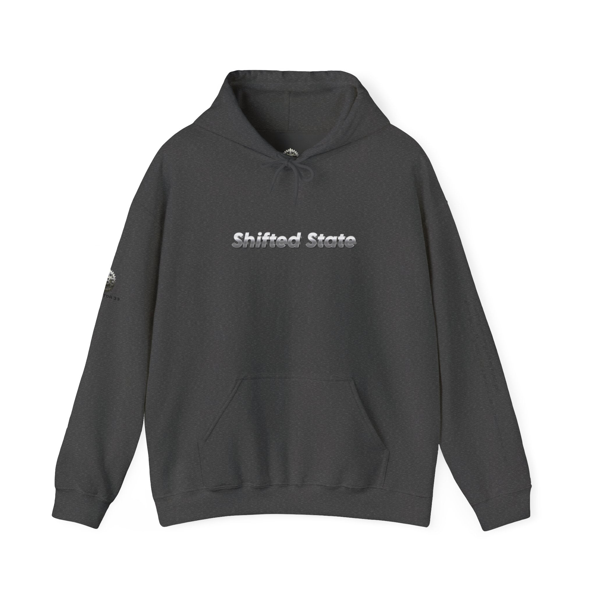 “Shifted State” Hoodie- Sleeve Print Affirmation