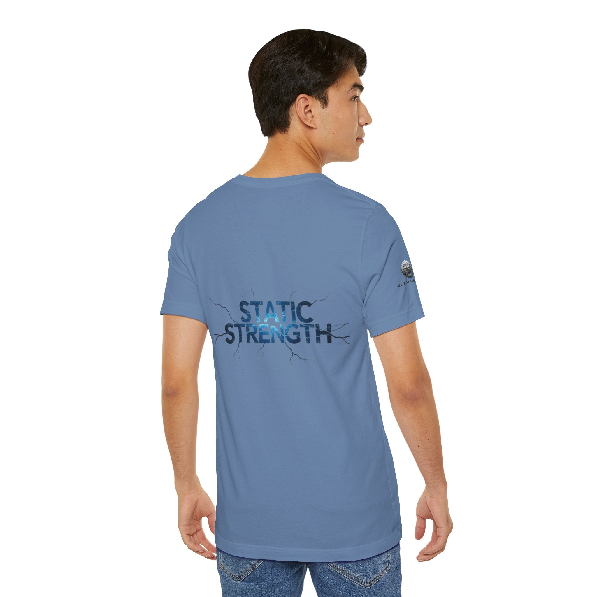 Static Strength T-Shirt — 'In the chaos, I am unmoving' Motivational Tee