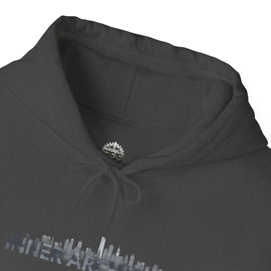 "Inner Architect" Hoodie Sweatshirt- Sleeve Printed Affirmation