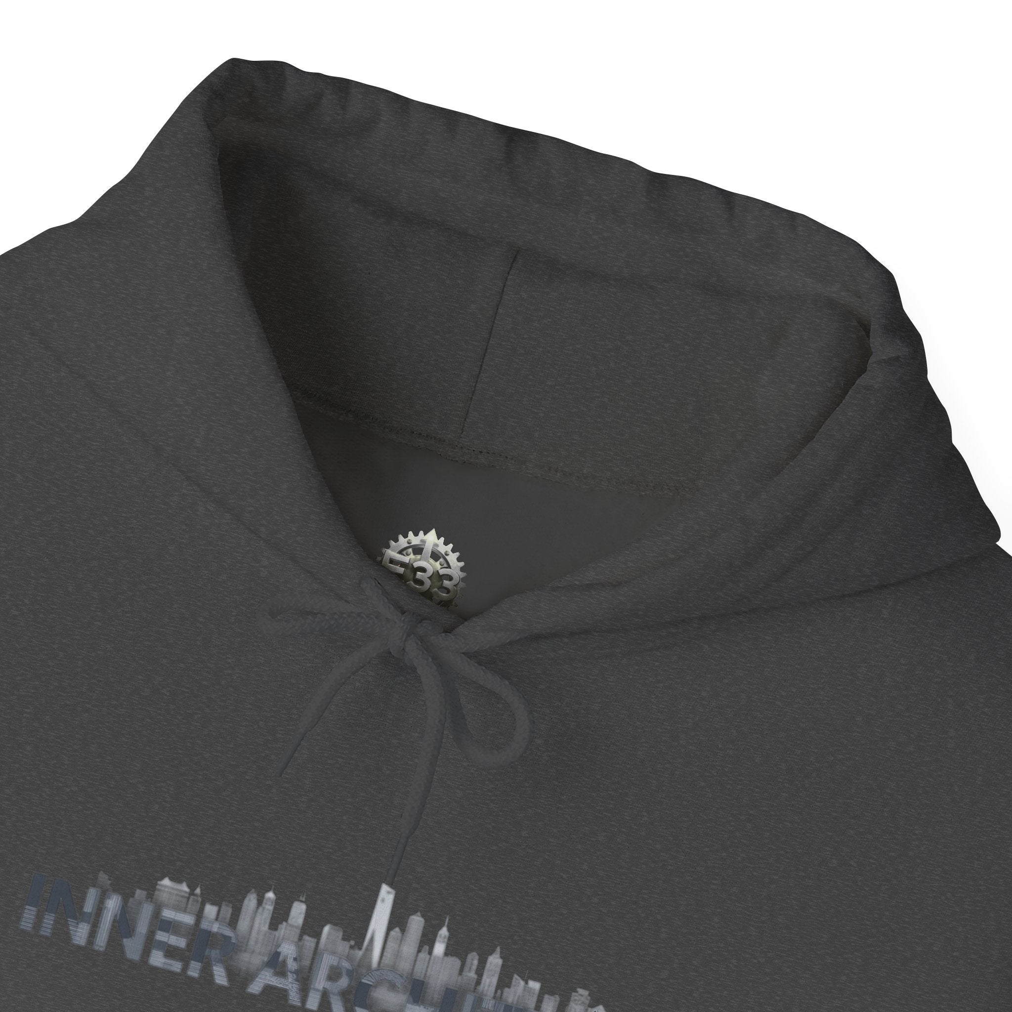 "Inner Architect" Hoodie Sweatshirt- Sleeve Printed Affirmation
