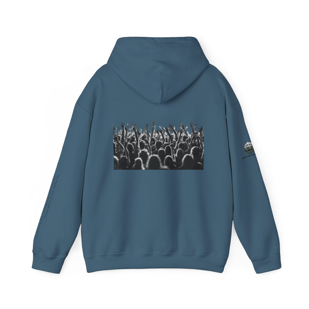 “Graphic Debut” Hoodie- Sleeve Printed Affirmation