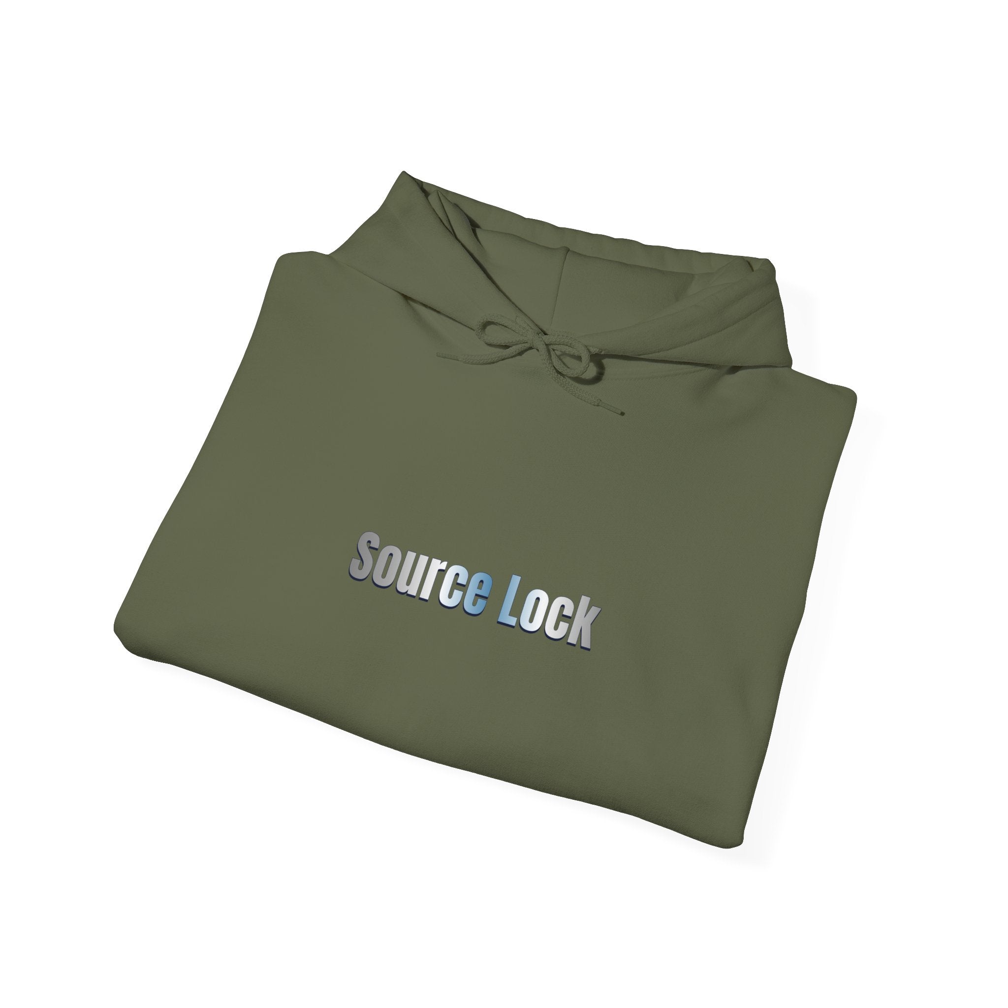 “Source Lock” Hoodie Sweatshirt- Sleeve Print Affirmation