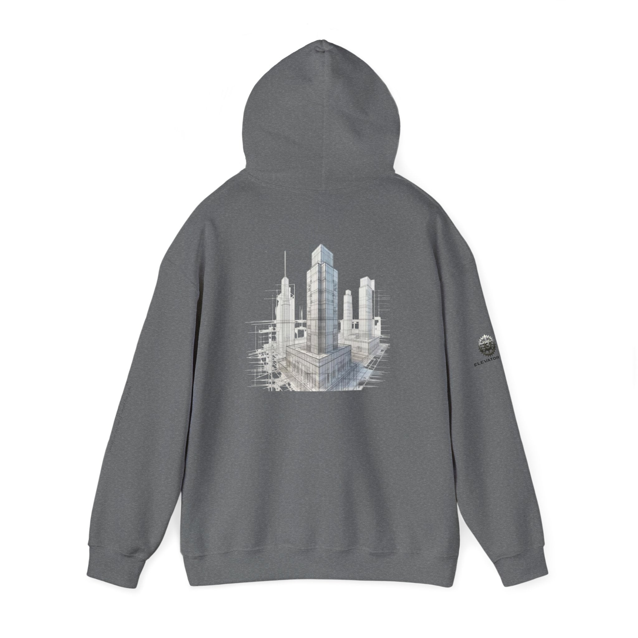 "Inner Architect" Hoodie Sweatshirt- Sleeve Printed Affirmation