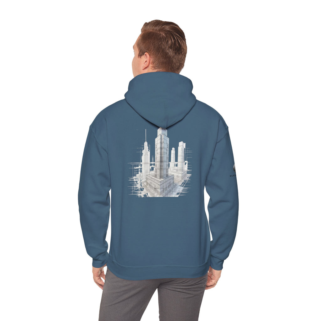 "Inner Architect" Hoodie Sweatshirt- Sleeve Printed Affirmation