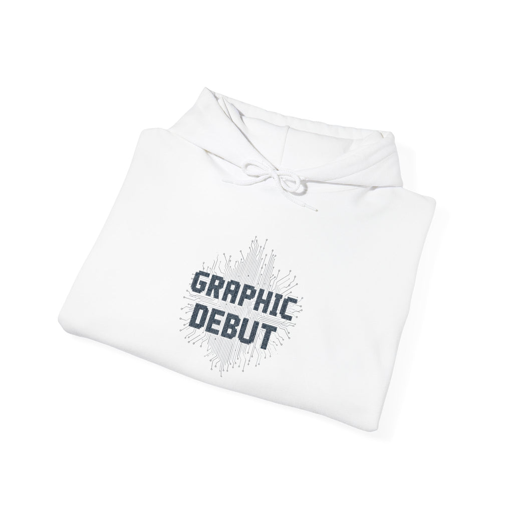 “Graphic Debut” Hoodie- Sleeve Printed Affirmation