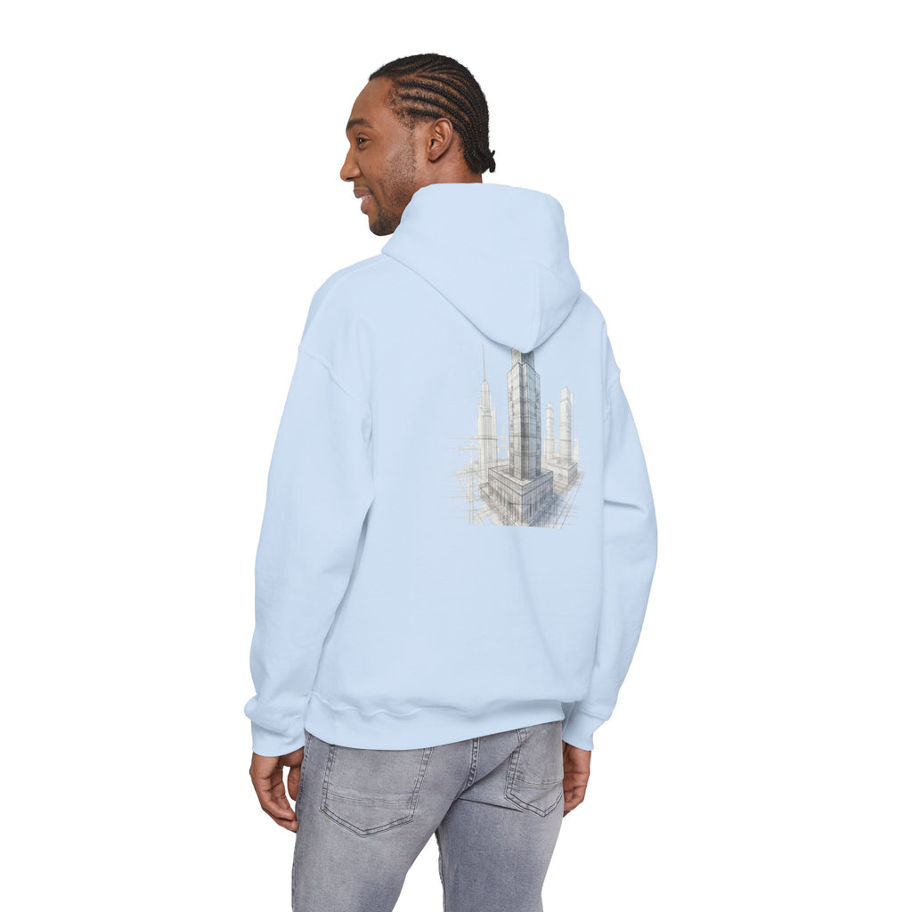 "Inner Architect" Hoodie Sweatshirt- Sleeve Printed Affirmation