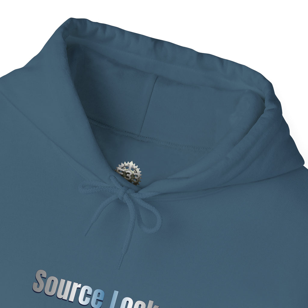 “Source Lock” Hoodie Sweatshirt- Sleeve Print Affirmation