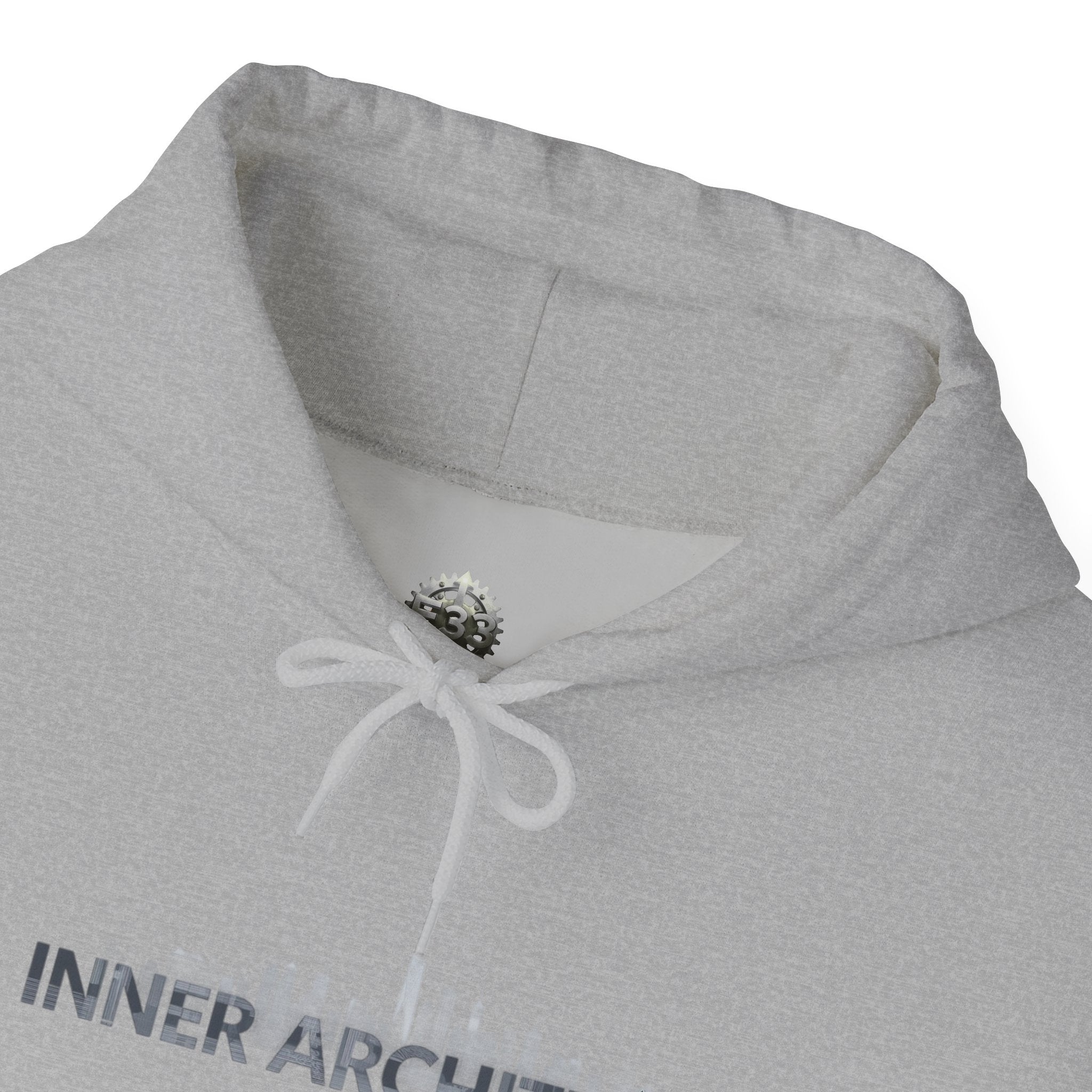 "Inner Architect" Hoodie Sweatshirt- Sleeve Printed Affirmation