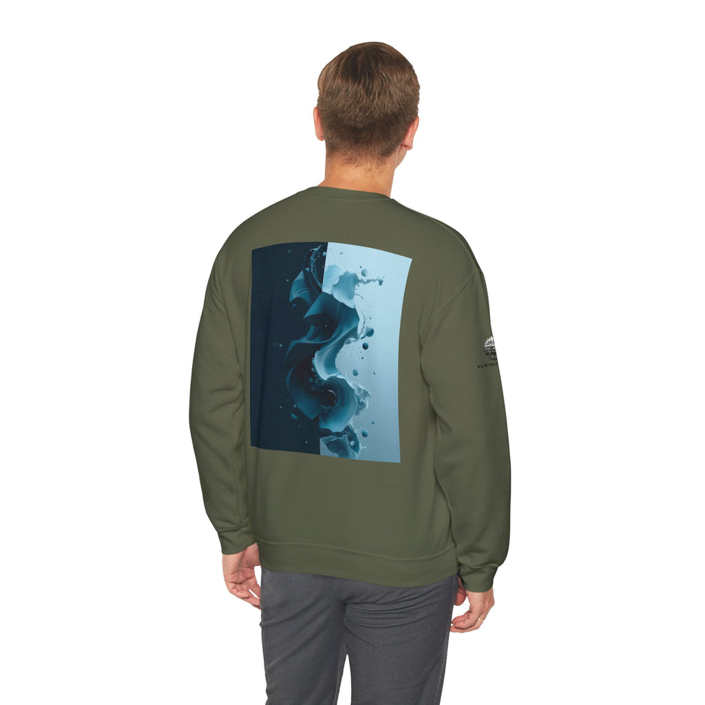 “Shifted State” Crewneck Sweatshirt- Sleeve Print Affirmation
