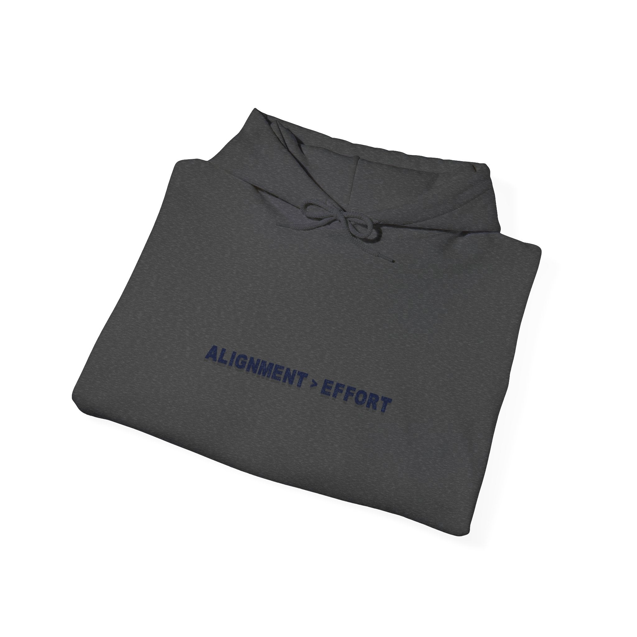 “Alignment > Effort” Hoodie - Sleeve Print Affirmation