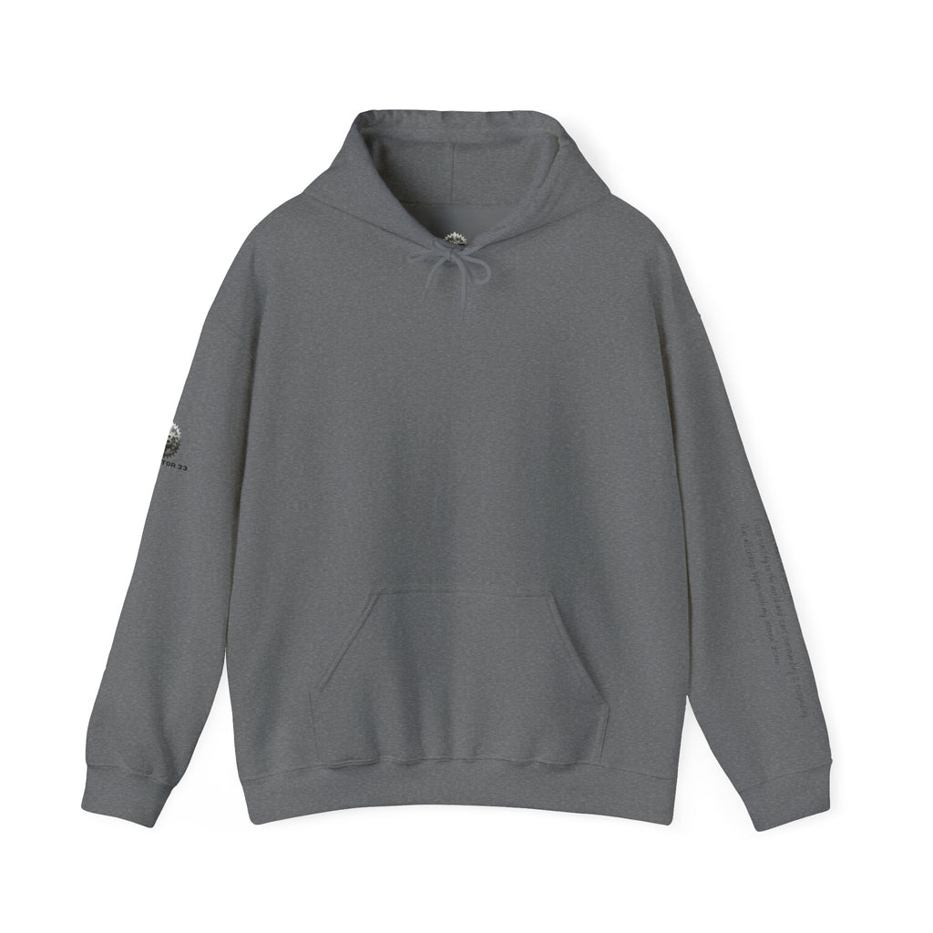“Core Radiance” Hoodie-  Sleeve Print Affirmation