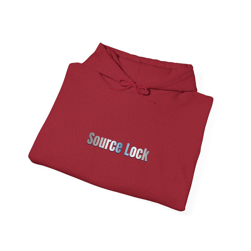 “Source Lock” Hoodie Sweatshirt- Sleeve Print Affirmation