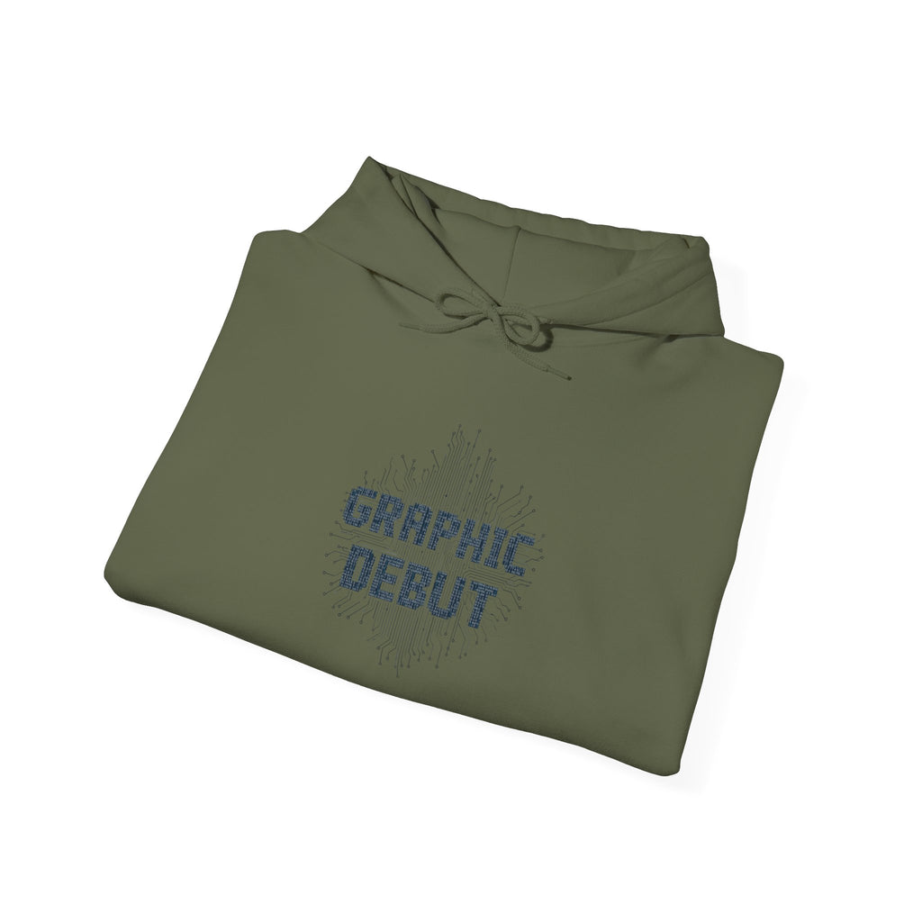 “Graphic Debut” Hoodie- Sleeve Printed Affirmation