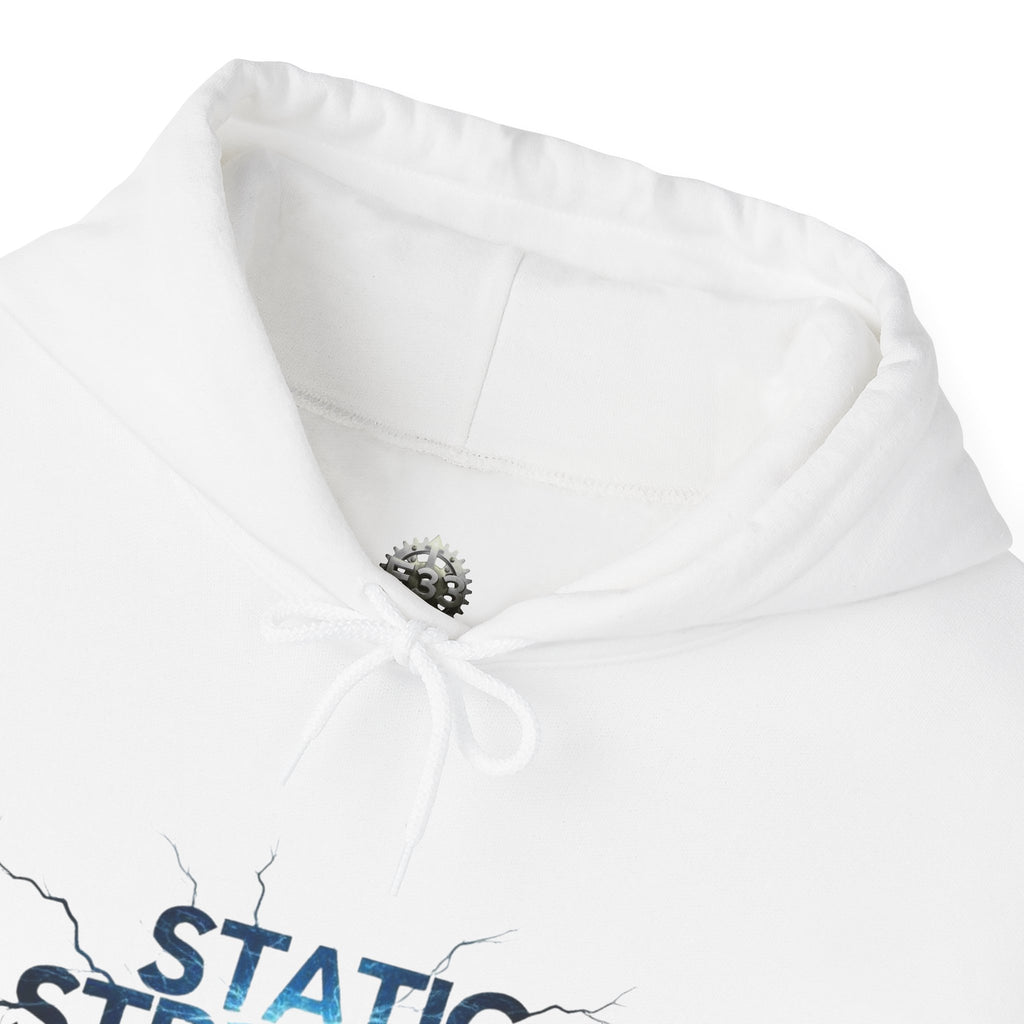 “Static Strength” Hoodie Sweatshirt- Sleeve Print Affirmation