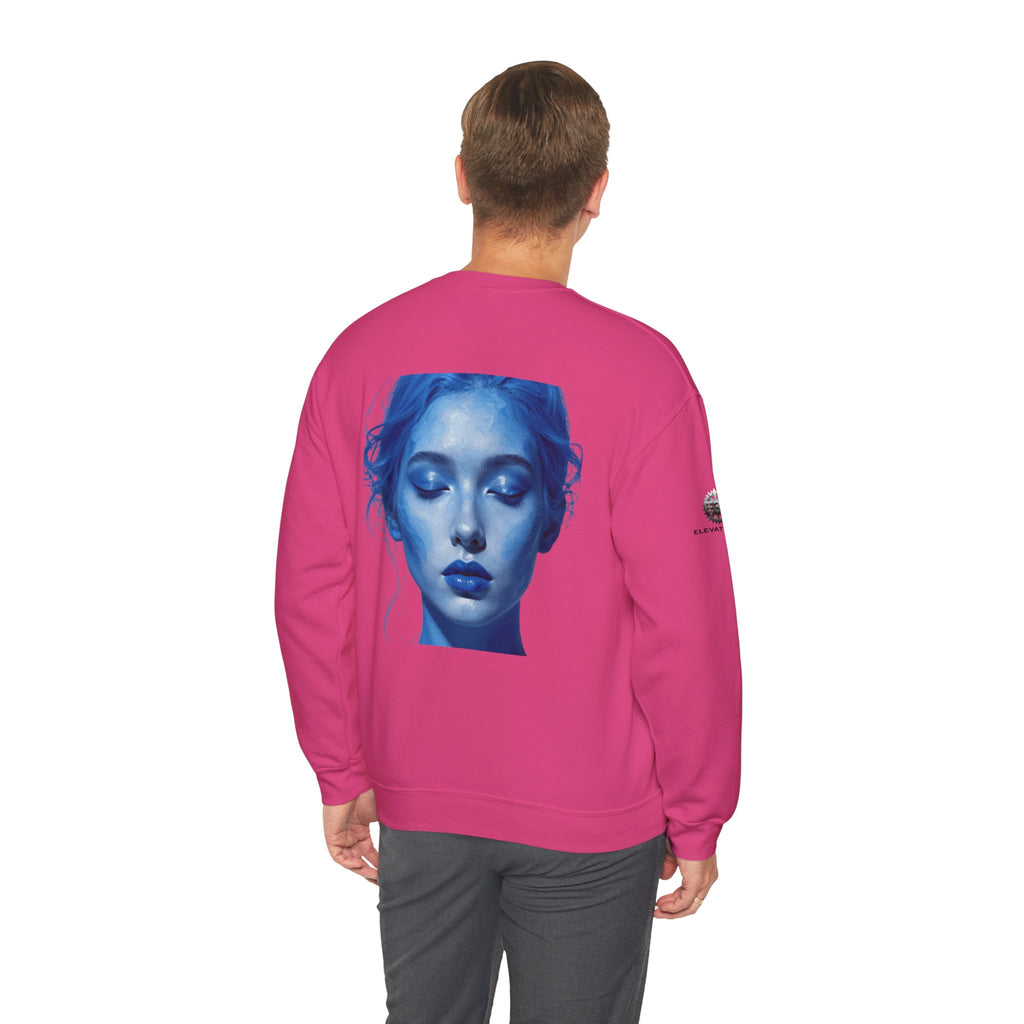 “Flow State” Crewneck Sweatshirt- Sleeve Print Affirmation