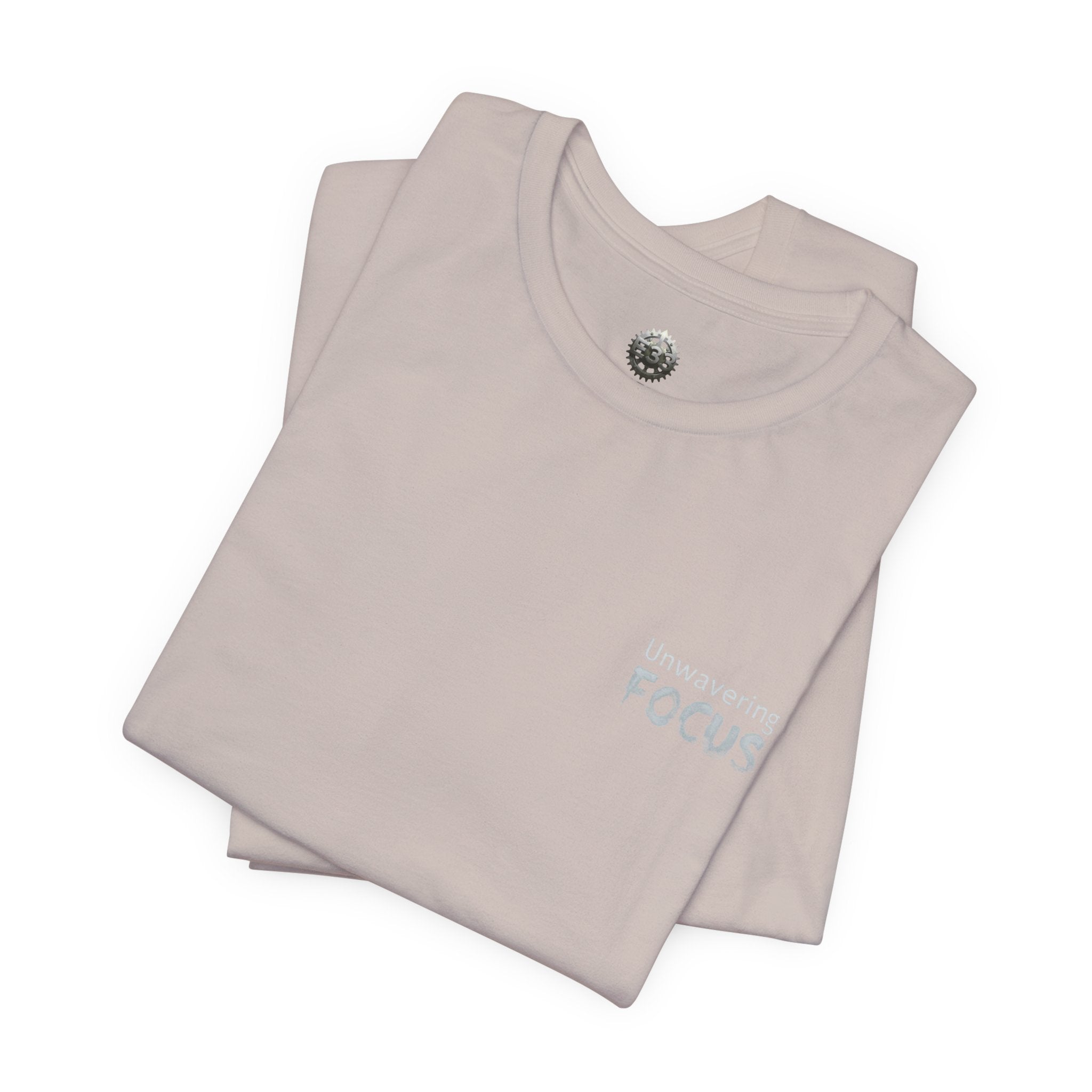 Unwavering Focus Tee — Affirmation Sleeve Graphic T-Shirt