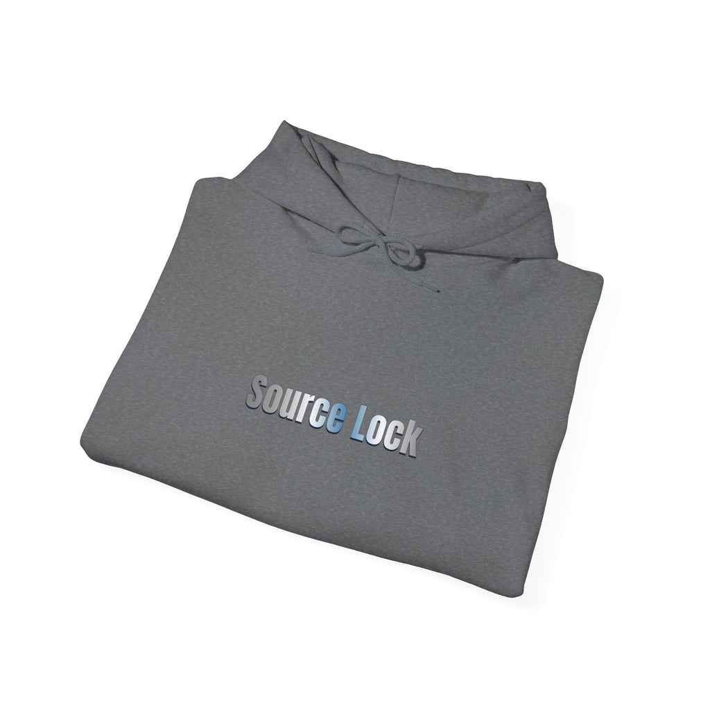 “Source Lock” Hoodie Sweatshirt- Sleeve Print Affirmation