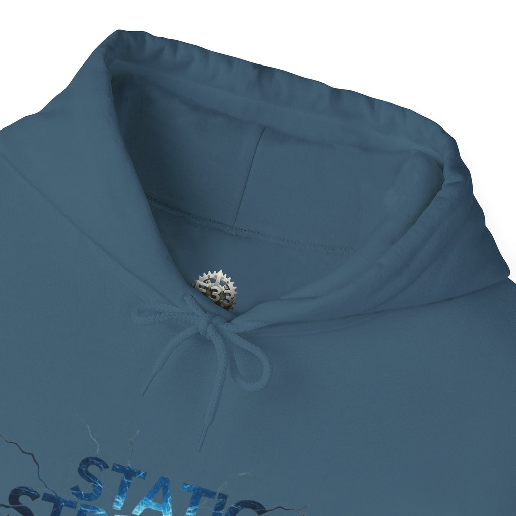 “Static Strength” Hoodie Sweatshirt- Sleeve Print Affirmation