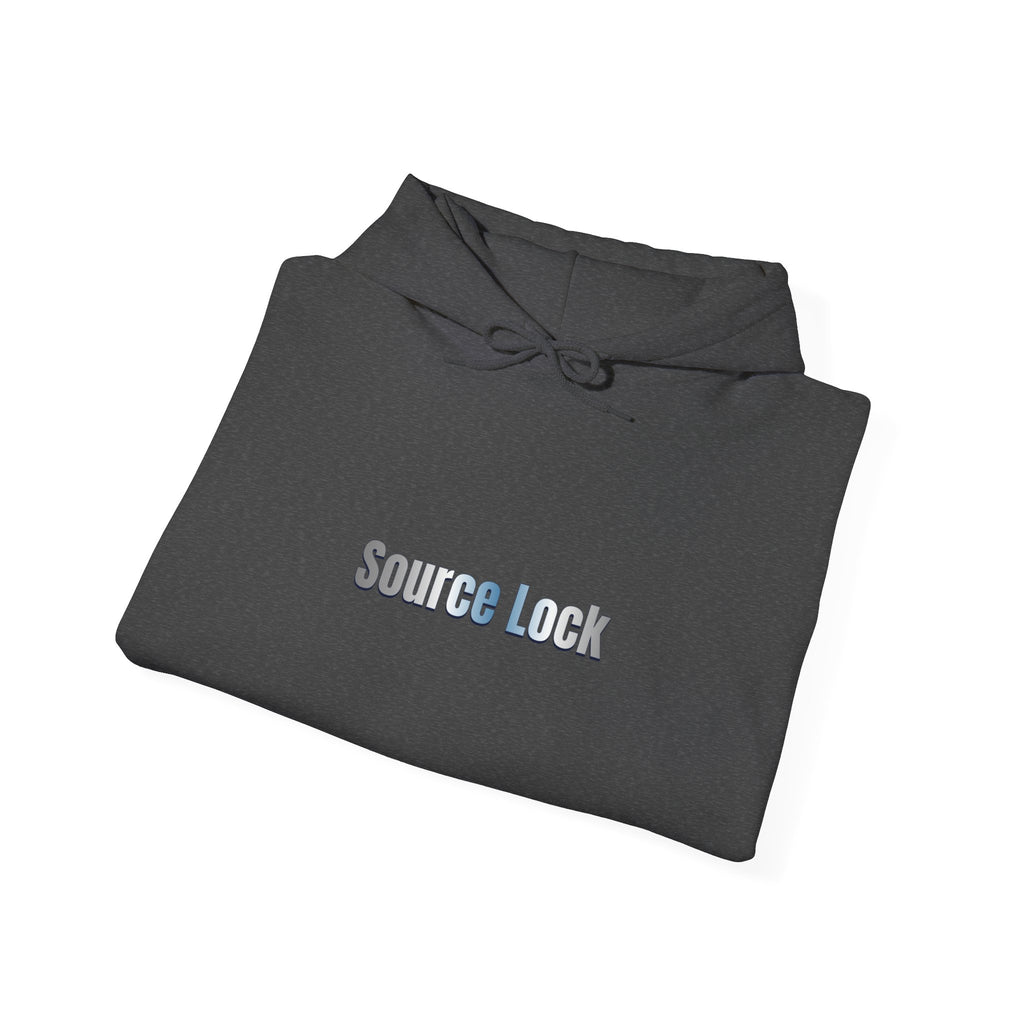 “Source Lock” Hoodie Sweatshirt- Sleeve Print Affirmation