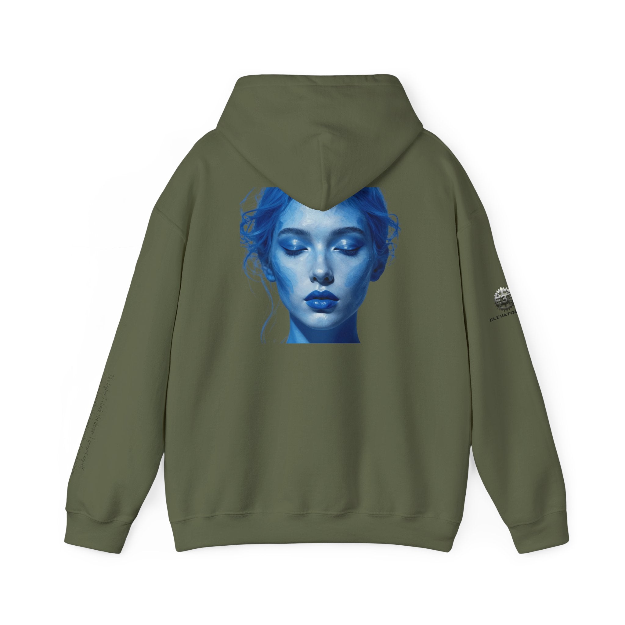 “Flow State” Hoodie- Sleeve Printed Affirmation