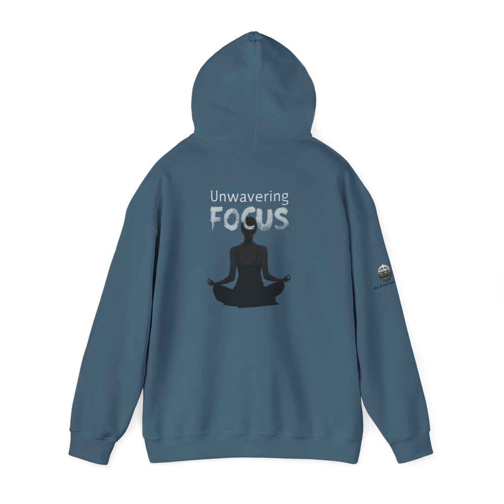 “Unwavering Focus” Hoodie- Sleeve Print Affirmation