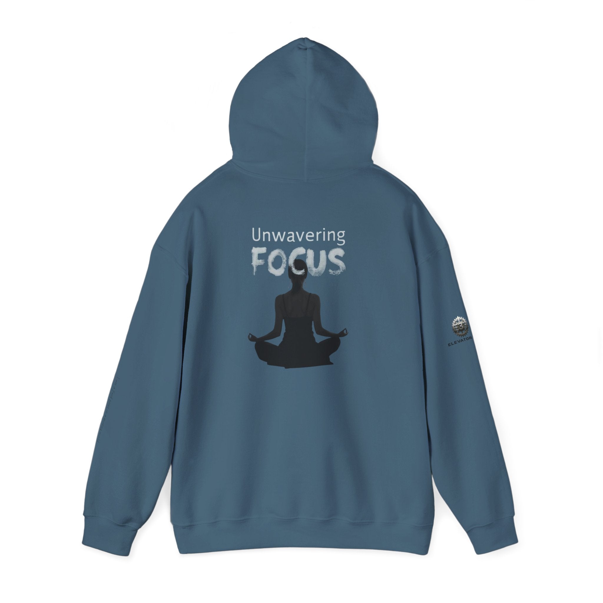 “Unwavering Focus” Hoodie- Sleeve Print Affirmation